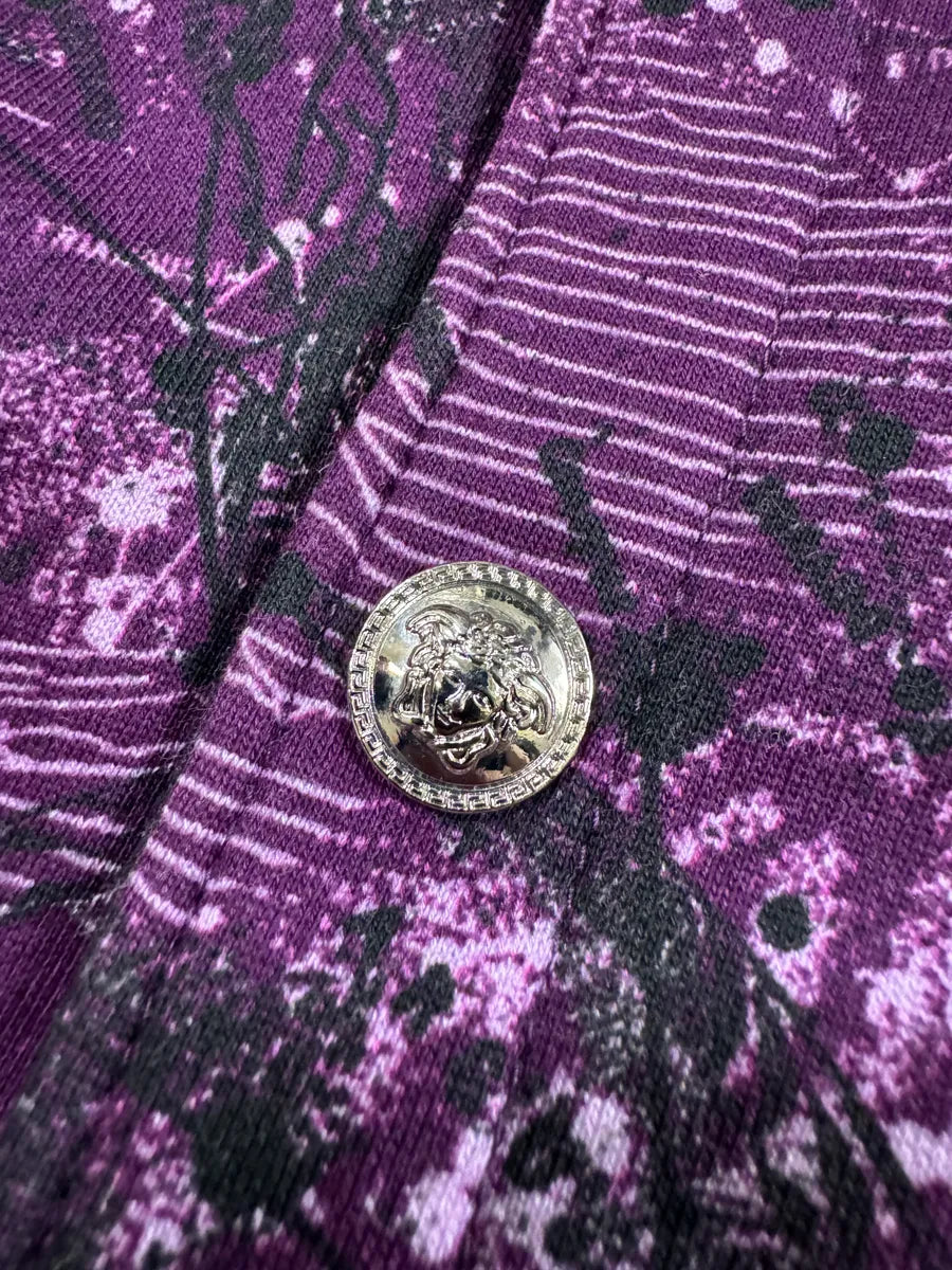 SS2016 Versace Galaxy Astrology Purple Bomber Jacket (M) zEskYqL 8