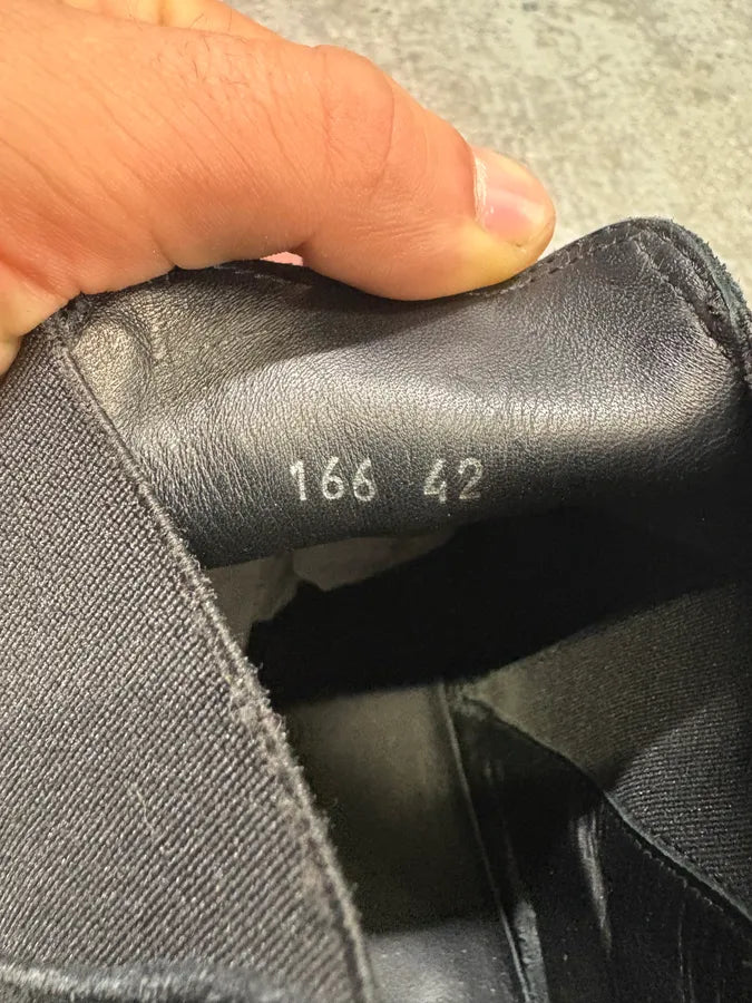 SS2017 Acne Studios Black Suede Leather Ankle Boots (42eu/us8.5) KKijxxE 8