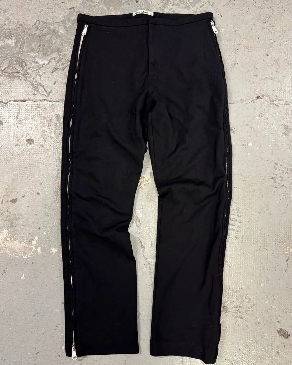 SS2017 Acne Studios Full Zips Black Cozy Pants wZsRmCu 1
