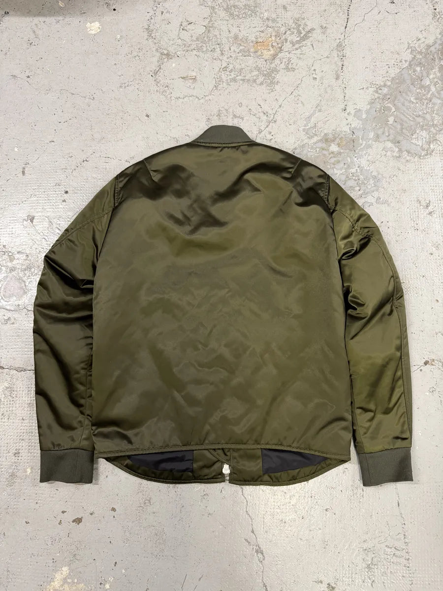 SS2017 Acne Studios Olive Green Nylon Bomber Jacket CfakTWp 3