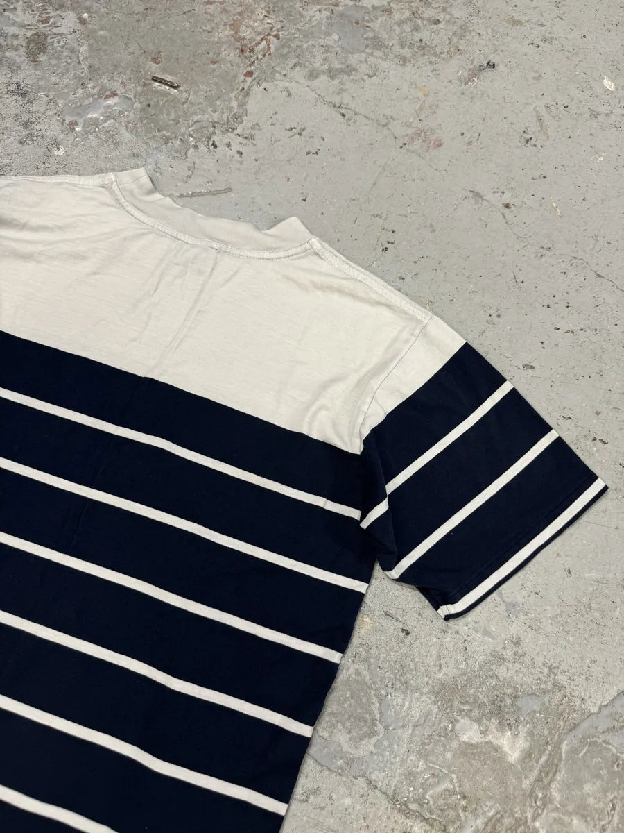 SS2017 Acne Studios White & Navy Lines Striped T-Shirt HnSAnGE 4
