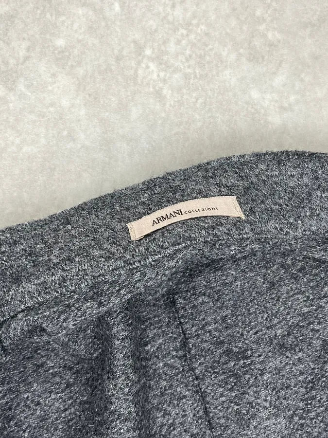 SS2017 Armani Collezioni Classy Grey Buttoned Jacket dQlQKOW 8