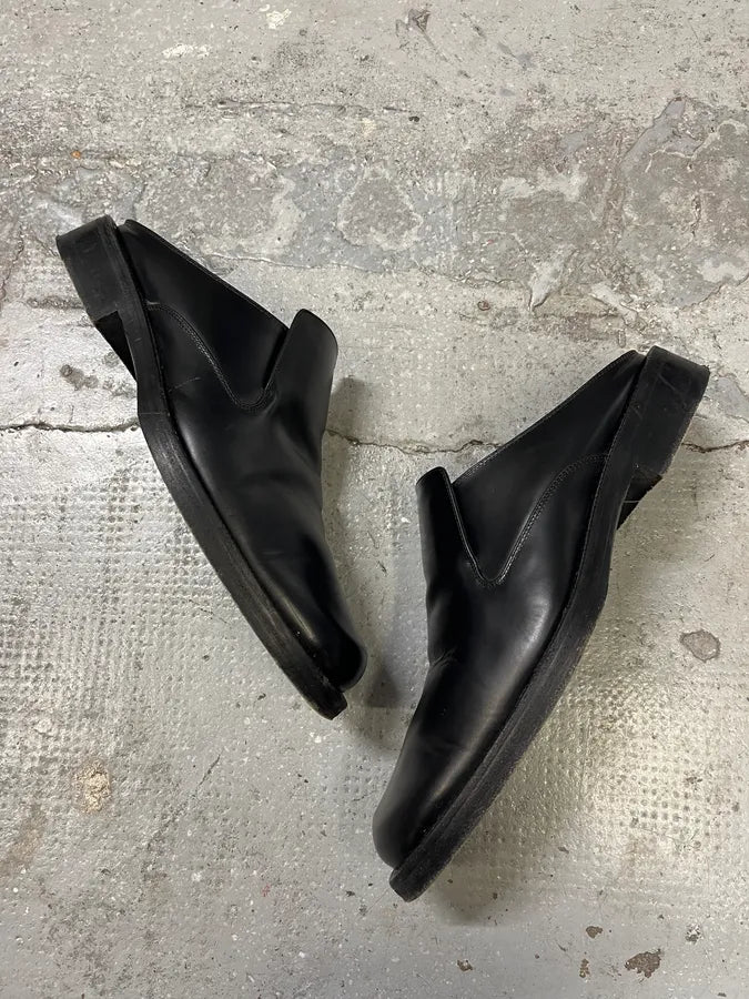 SS2017 Balenciaga Black Leather Loafer Clog Mules (44eu/us10) cKfofKg 1