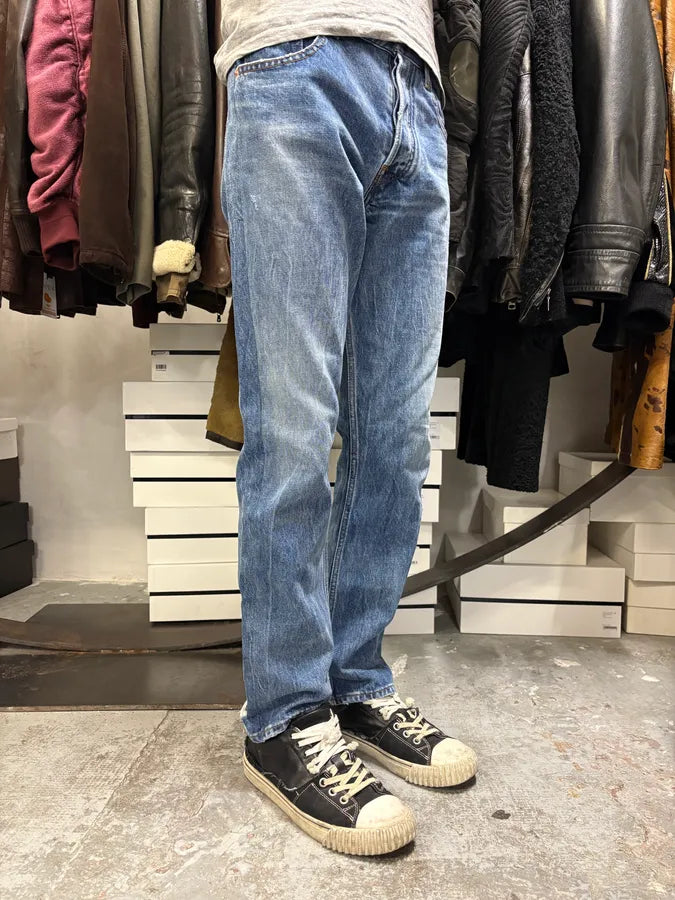 SS2017 Balenciaga Blue Denim Jeans IMjVcWM 1