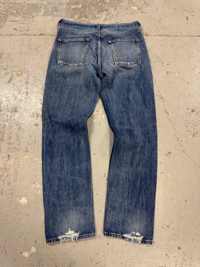 SS2017 Balenciaga Blue Denim Jeans IMjVcWM 5