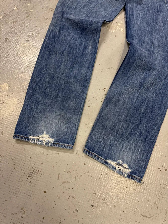 SS2017 Balenciaga Blue Denim Jeans IMjVcWM 7