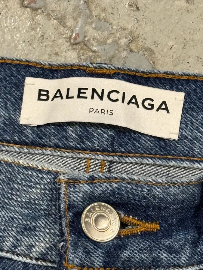 SS2017 Balenciaga Blue Denim Jeans IMjVcWM 9