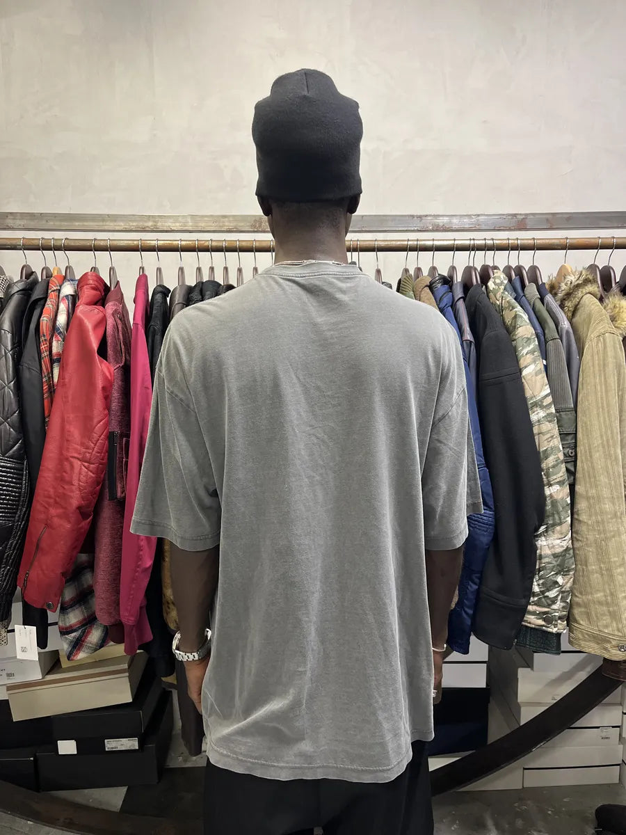 SS2017 Balenciaga Dark Grey Look Print T-Shirt xPYyFQc 2