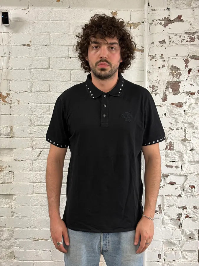 SS2017 Cavalli Black Stars Polo SkBGpyf 1