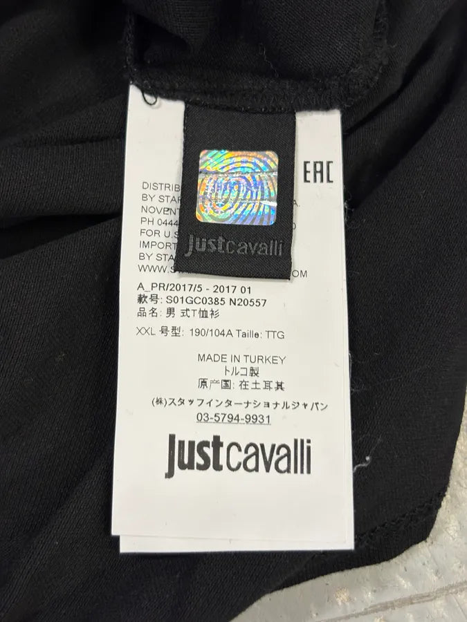 SS2017 Cavalli Black Stars Polo SkBGpyf 11