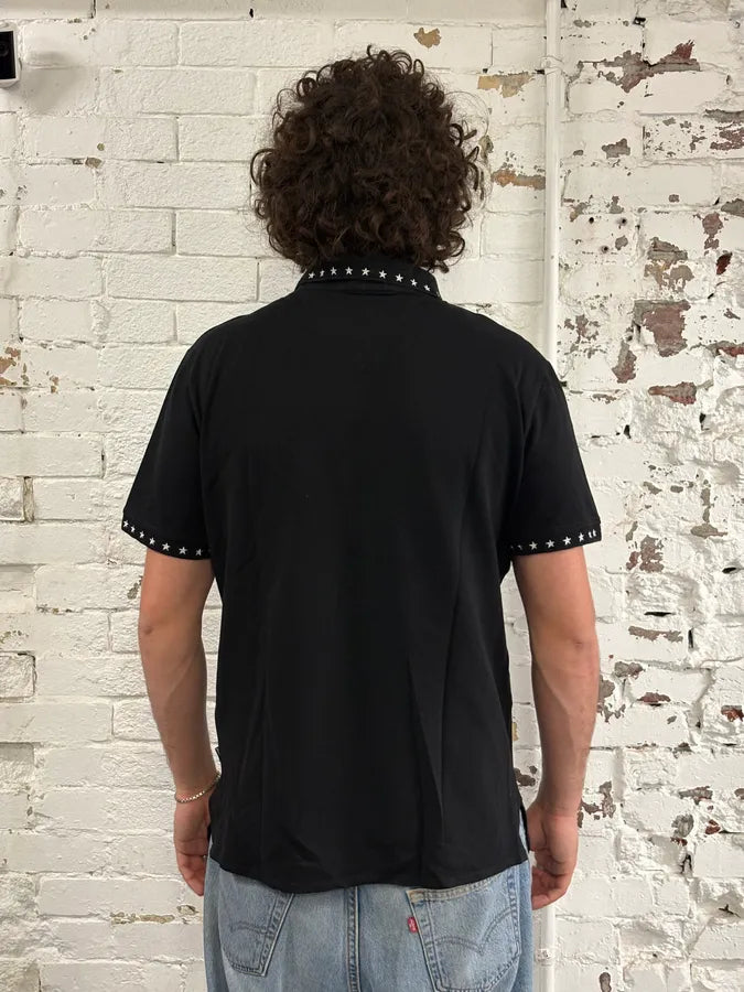 SS2017 Cavalli Black Stars Polo SkBGpyf 2