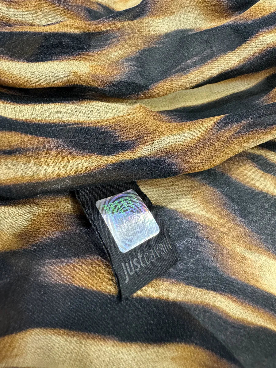 SS2017 Cavalli Fire Magma Black Shirt ZYruHIO 10