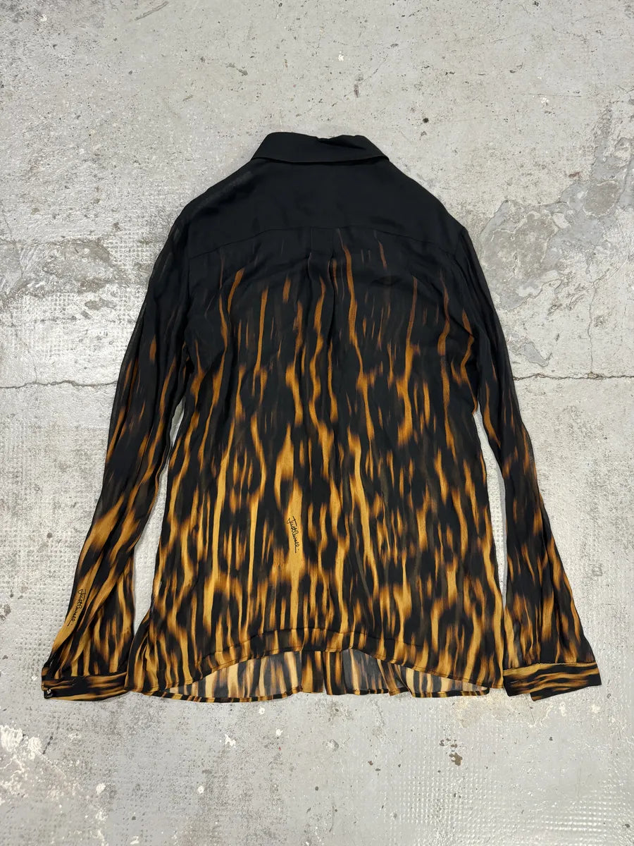 SS2017 Cavalli Fire Magma Black Shirt ZYruHIO 3