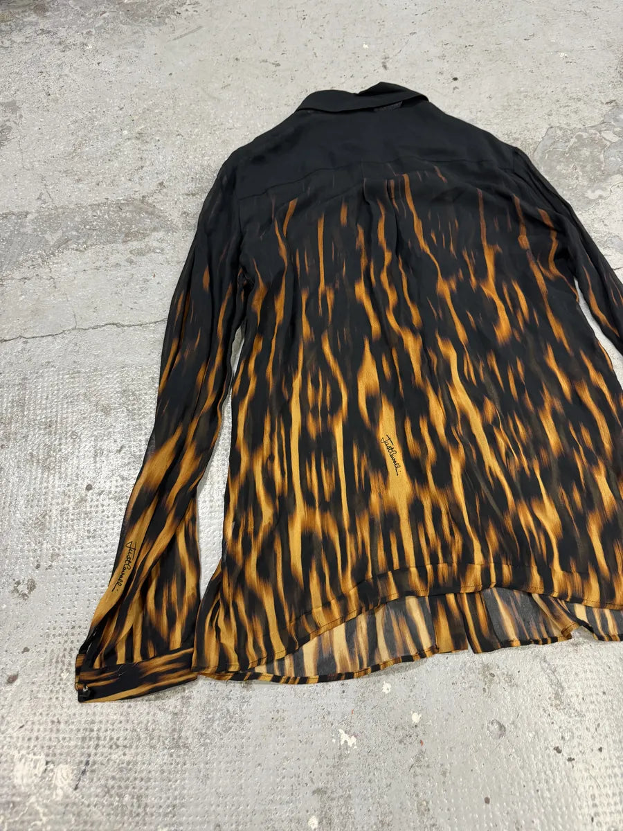 SS2017 Cavalli Fire Magma Black Shirt ZYruHIO 4