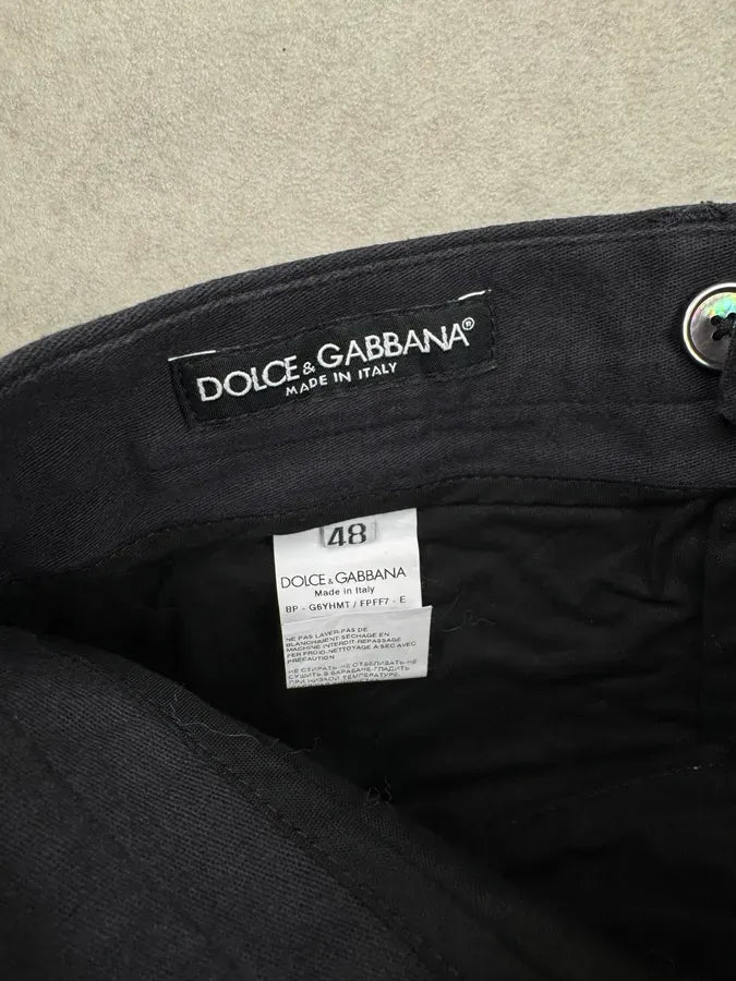 SS2017 Dolce & Gabbana Black Cotton Musical Instrument Print Short sCwRSWL 8