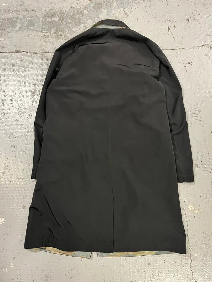 SS2017 Dries Van Noten Black & Camo Reversible Trench Coat  UdCmayR 10