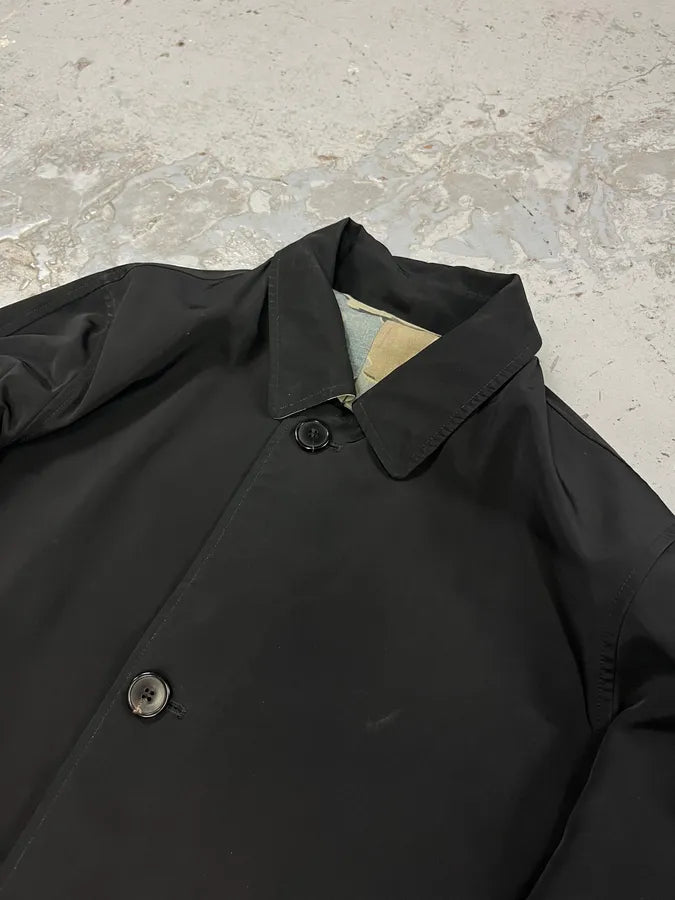 SS2017 Dries Van Noten Black & Camo Reversible Trench Coat  UdCmayR 7