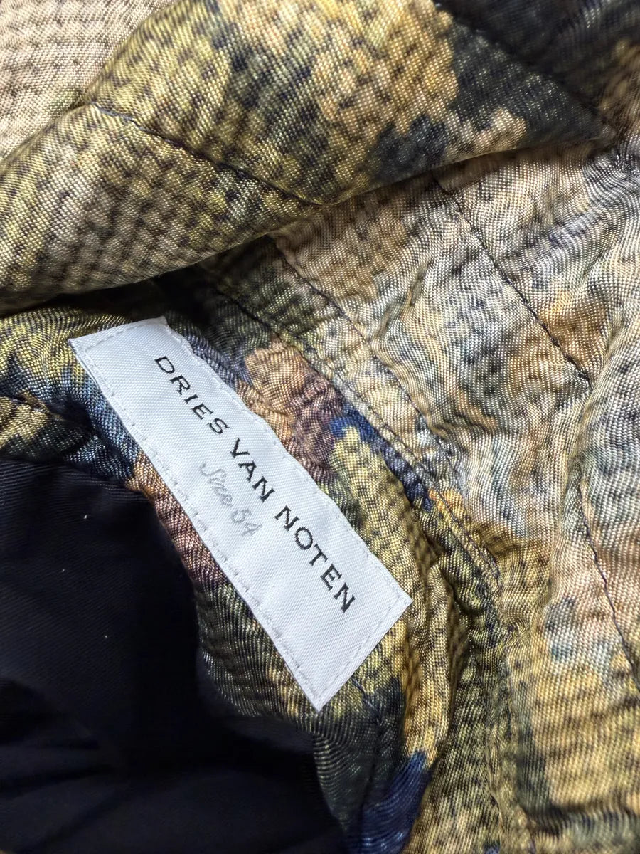 SS2017 Dries Van Noten Navy Tapisserie Reversible Bomber Jacket FgejhMc 12