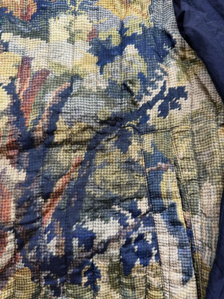 SS2017 Dries Van Noten Navy Tapisserie Reversible Bomber Jacket FgejhMc 16