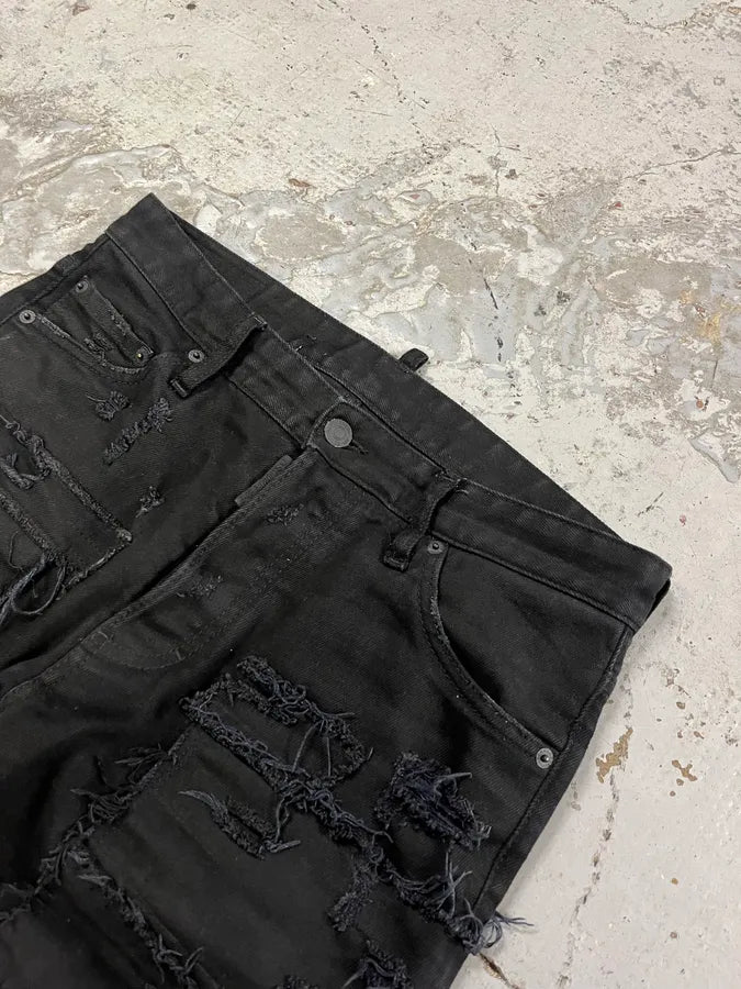 SS2017 Dsquared2 Black Destroy Jean BMzIvrM 2