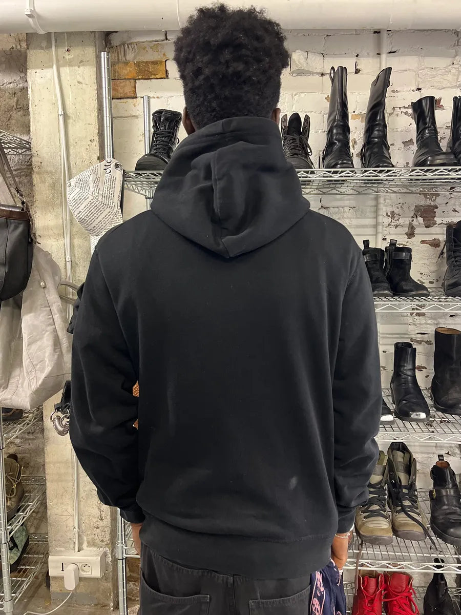 SS2017 Dsquared2 Black Magazine Papers Hoodie HGUlmlp 2