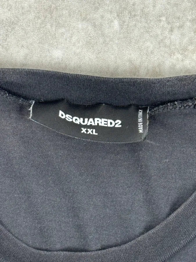 SS2017 Dsquared2 Black Safety Pin Print T-Shirt NCBRxZe 7