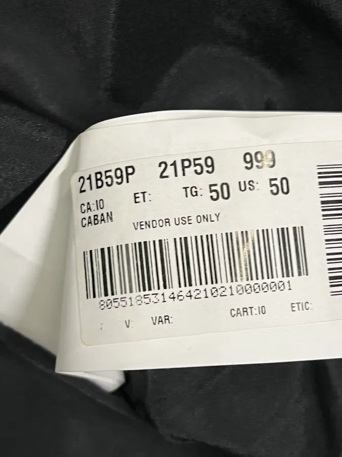 SS2017 Emporio Armani Biker Padded Black Leather Jacket ZdBoMRK 10