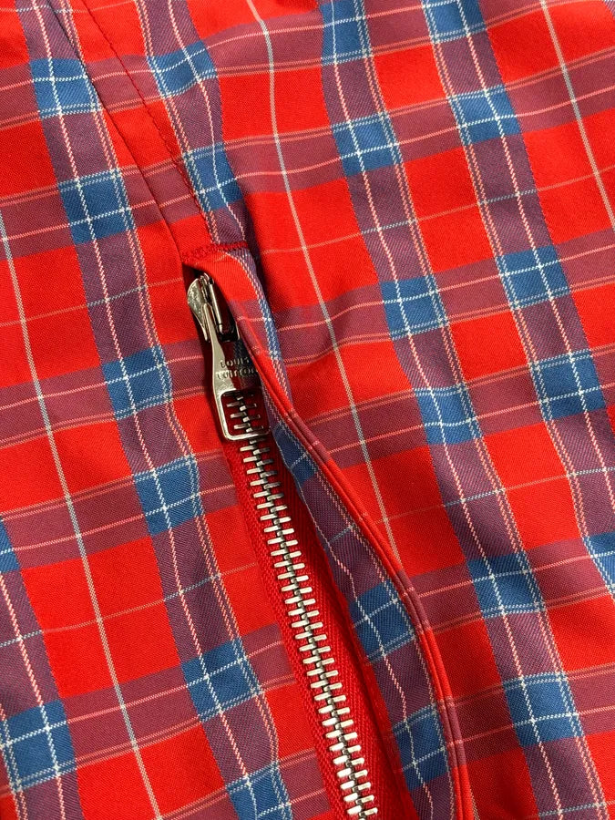 SS2017 Louis Vuitton Red Tartan Hooded Windbreaker Jacket by Kim Jones bClXGbO 12