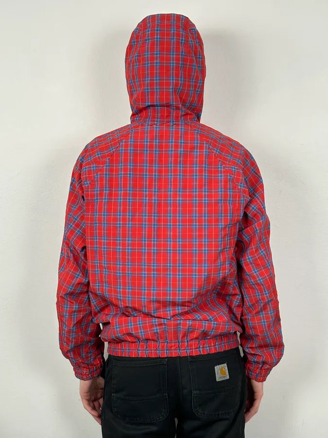SS2017 Louis Vuitton Red Tartan Hooded Windbreaker Jacket by Kim Jones bClXGbO 2