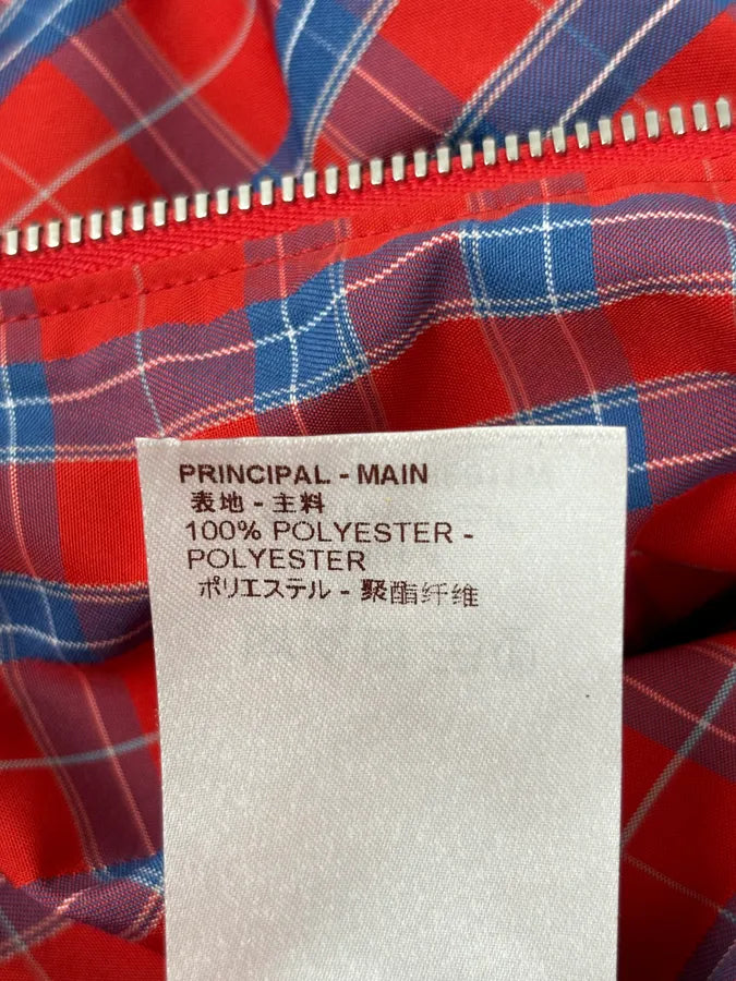 SS2017 Louis Vuitton Red Tartan Hooded Windbreaker Jacket by Kim Jones bClXGbO 16