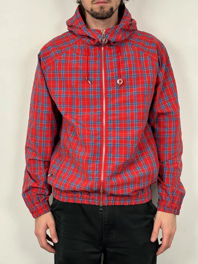 SS2017 Louis Vuitton Red Tartan Hooded Windbreaker Jacket by Kim Jones bClXGbO 1