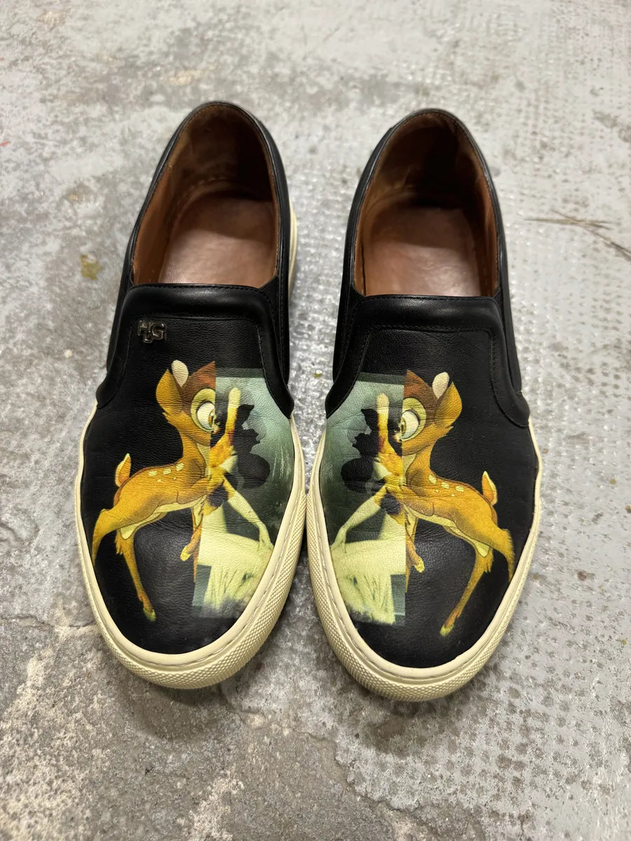SS2017 Givenchy Bambi Black Leather Loafers hkwoscW 2