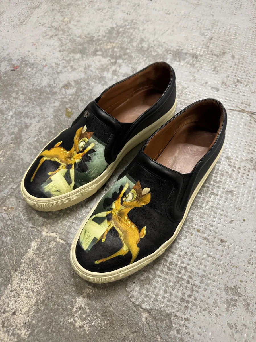 SS2017 Givenchy Bambi Black Leather Loafers hkwoscW 3