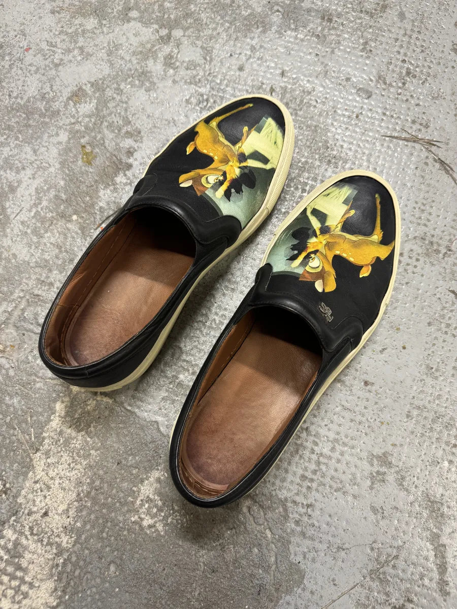 SS2017 Givenchy Bambi Black Leather Loafers hkwoscW 4