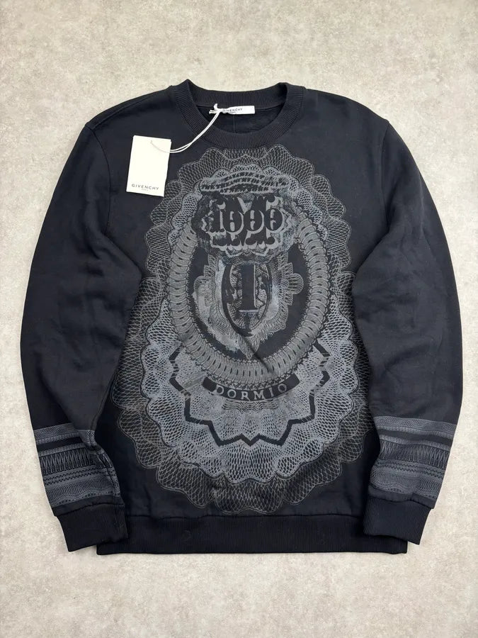 SS2017 Givenchy Bill Dormio Black Sweater by Riccardo Tisci QxermyO 0