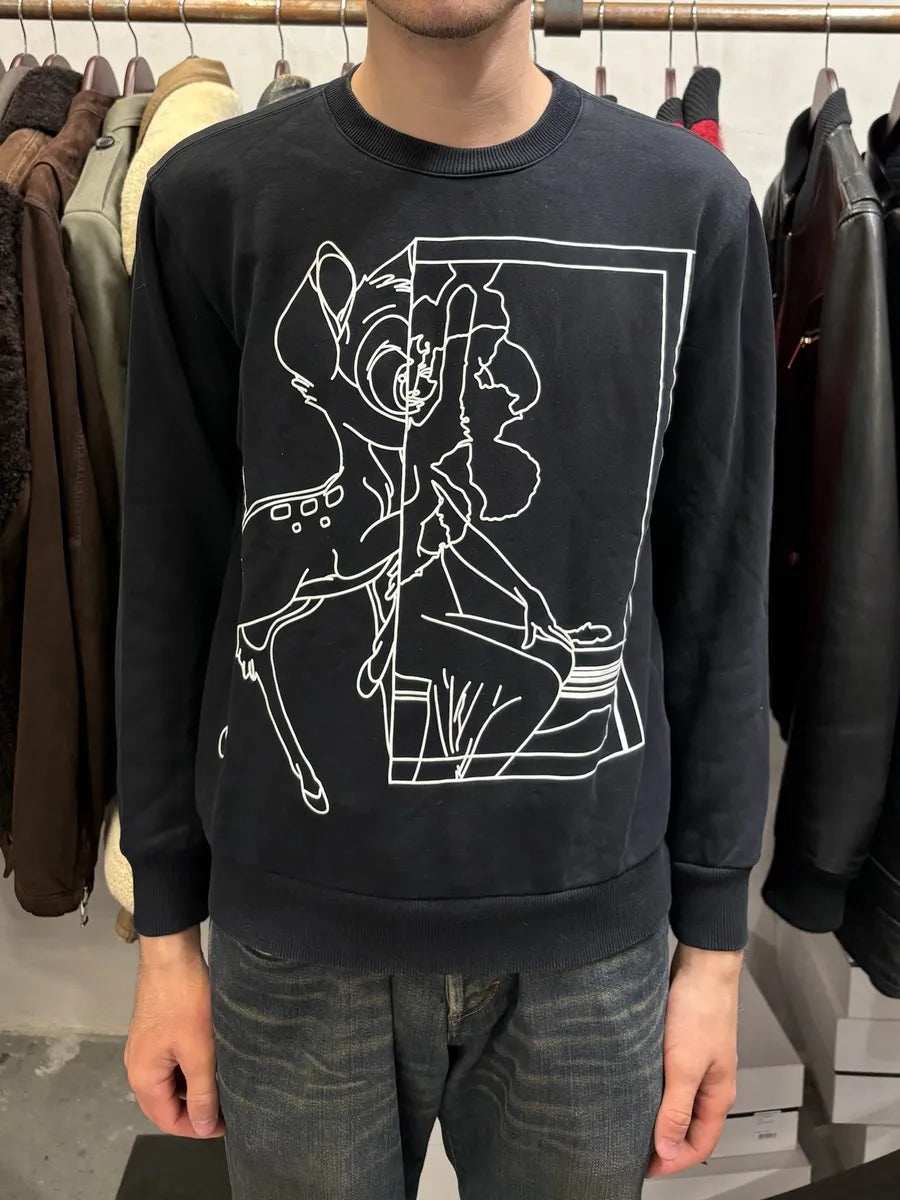 SS2017 Givenchy Black Bambi Sweater by Riccardo Tisci DdiUXUd 1