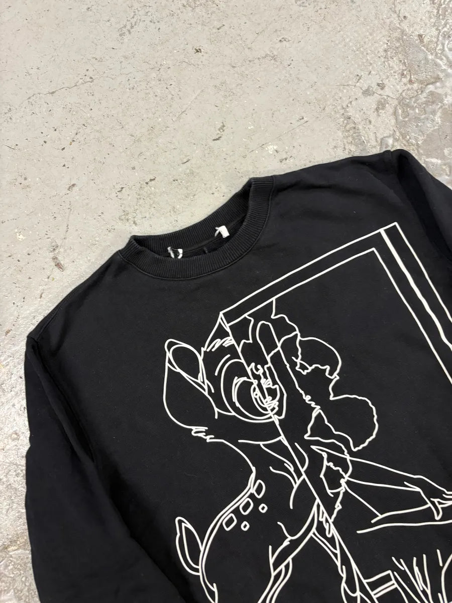 SS2017 Givenchy Black Bambi Sweater by Riccardo Tisci DdiUXUd 7