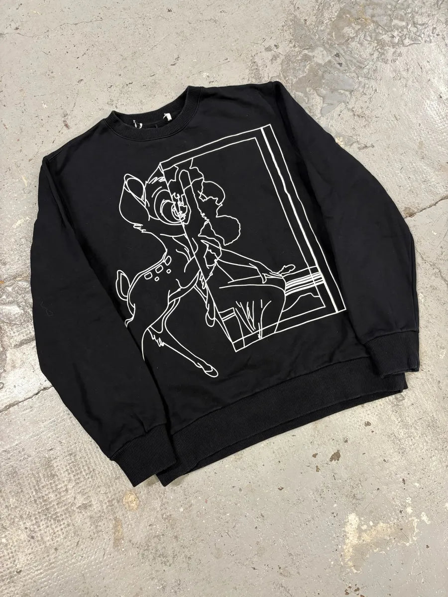 SS2017 Givenchy Black Bambi Sweater by Riccardo Tisci DdiUXUd 8