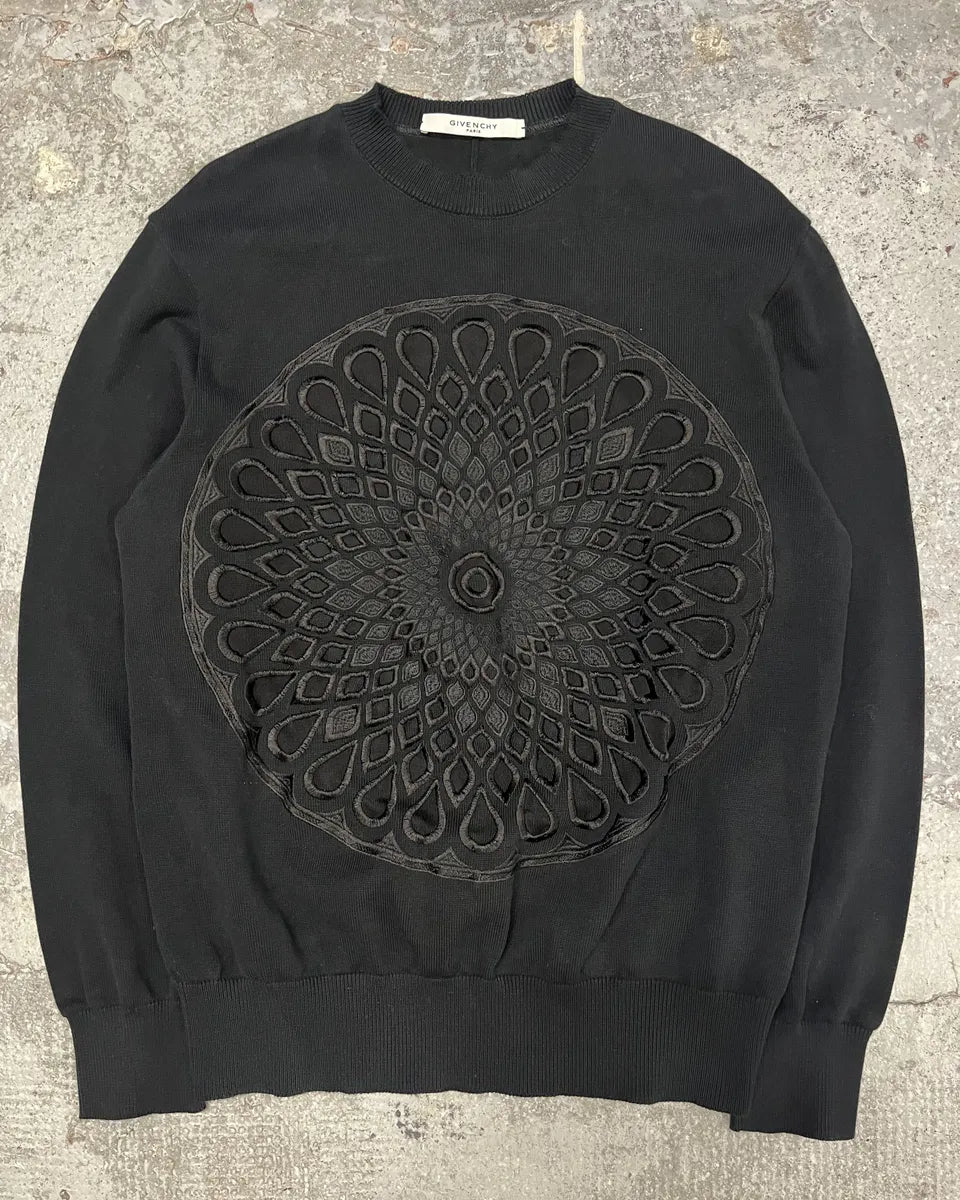 SS2017 Givenchy Black Rosas Sweater by Riccardo Tisci (S) EOtNWgu 0