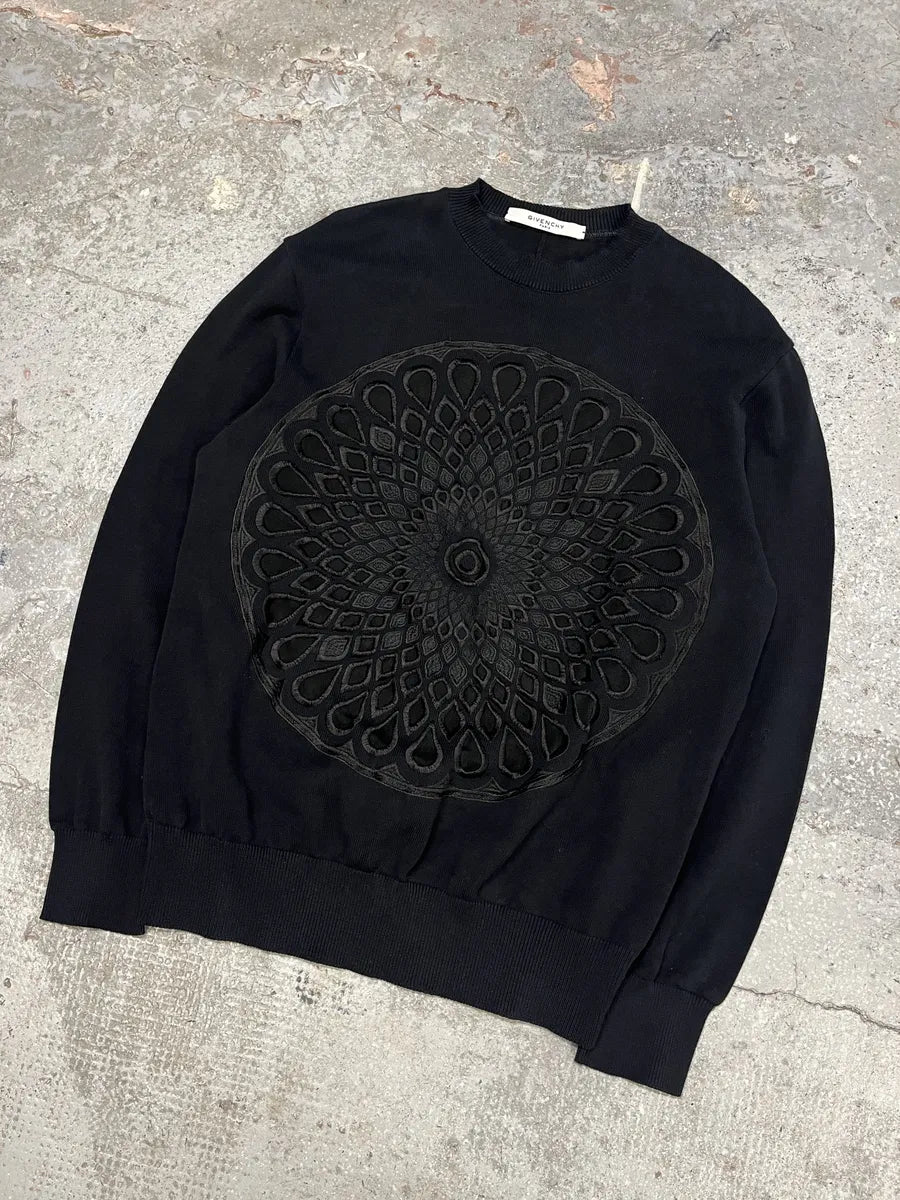 SS2017 Givenchy Black Rosas Sweater by Riccardo Tisci (S) EOtNWgu 5