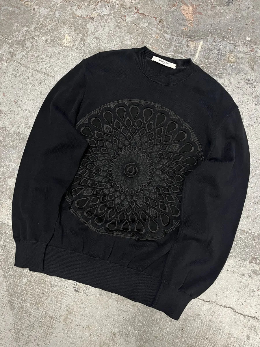 SS2017 Givenchy Black Rosas Sweater by Riccardo Tisci (S) EOtNWgu 7