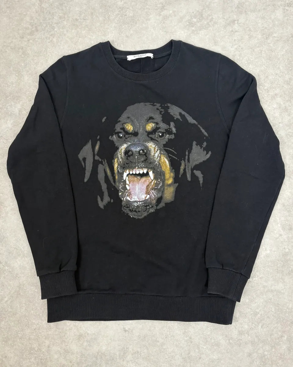 SS2017 Givenchy Black Rottweiler Dog Sweater by Riccardo Tisci RkzjkEl 0