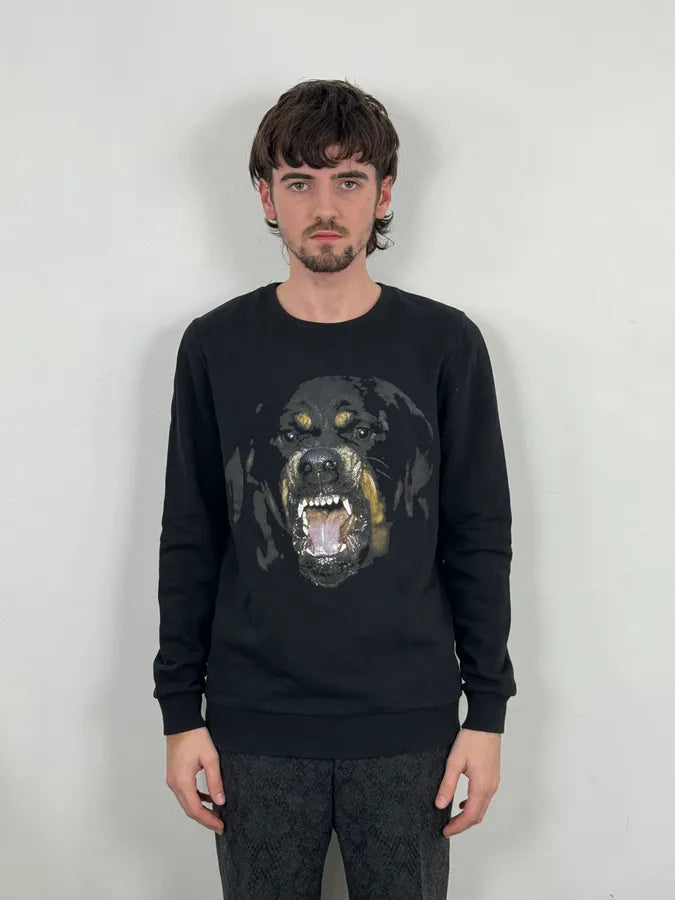 SS2017 Givenchy Black Rottweiler Dog Sweater by Riccardo Tisci RkzjkEl 1