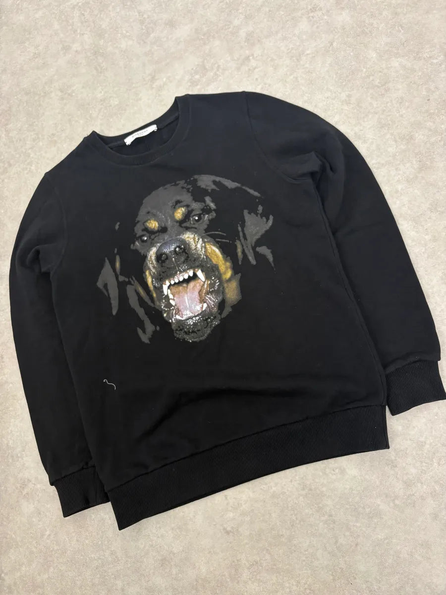 SS2017 Givenchy Black Rottweiler Dog Sweater by Riccardo Tisci RkzjkEl 4