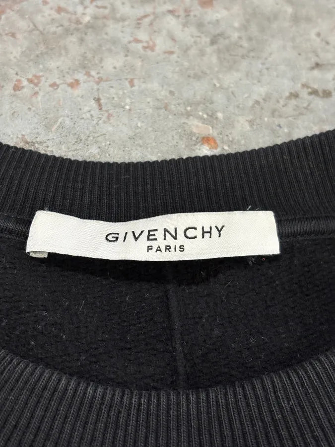 SS2017 Givenchy Black Rottweiler Drawing Sweater by Riccardo Tisci ayedOyy 7