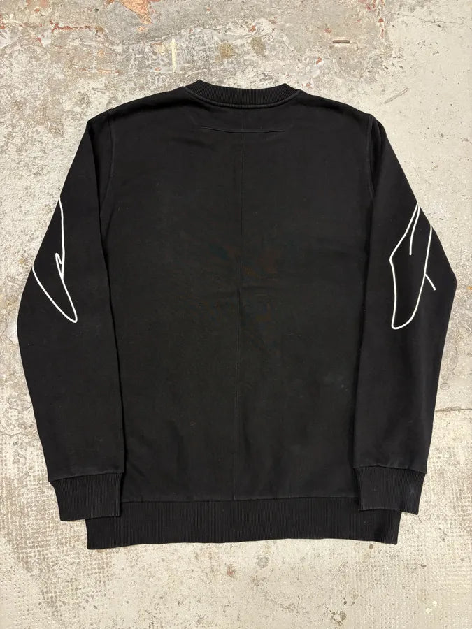 SS2017 Givenchy Black Rottweiler Drawing Sweater by Riccardo Tisci ayedOyy 5