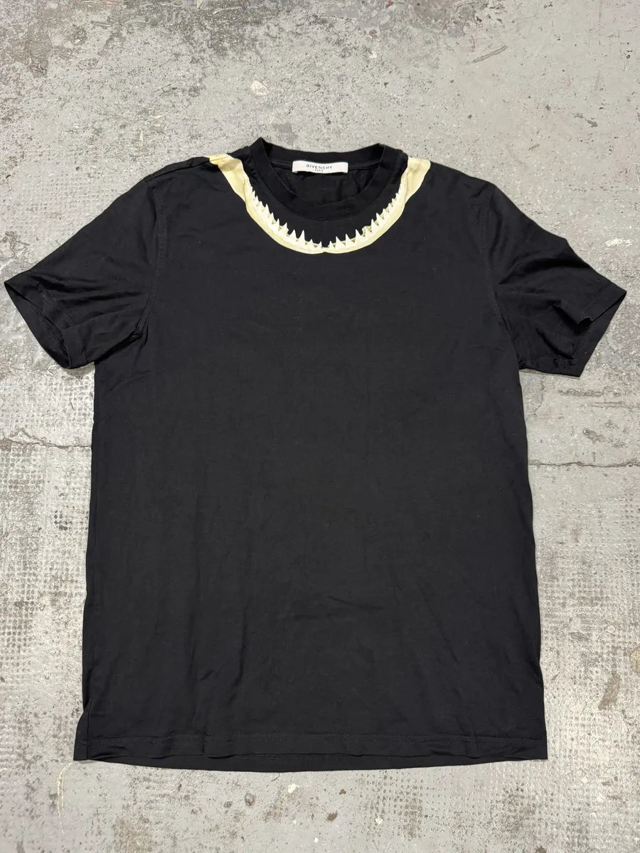 SS2017 Givenchy Black Shark Jaw Teeth T-Shirt by Riccardo Tisci PrDyWLn 0