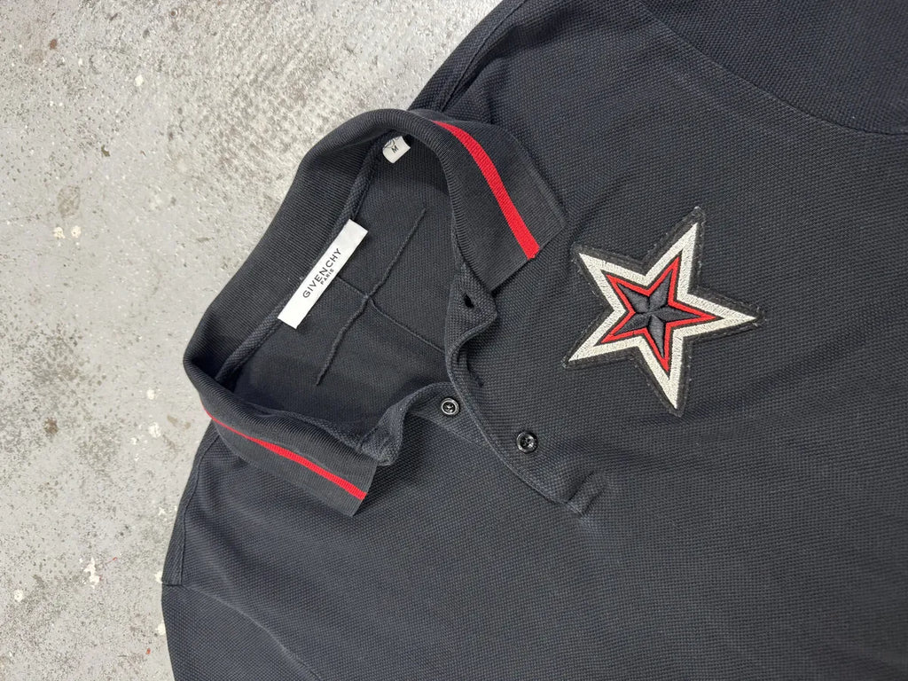 SS2017 Givenchy Black Star Polo Shirt by Riccardo Tisci – Dolce