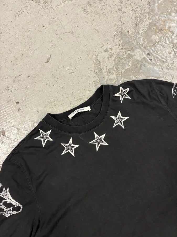 SS2017 Givenchy Black Star Tee-Shirt by Riccardo Tisci (S/M) CfOsGvI 4