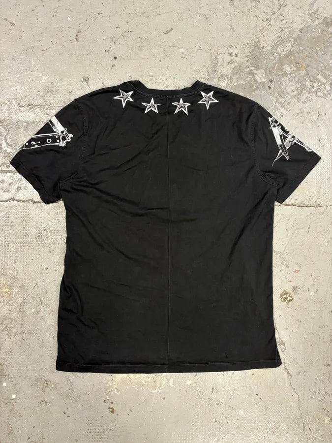 SS2017 Givenchy Black Star Tee-Shirt by Riccardo Tisci (S/M) CfOsGvI 5